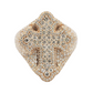 14K Gold Natural Diamond Cross Ring for Men – 4.98 CTW