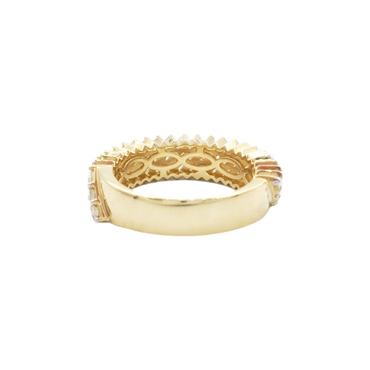 14K Gold Baguette Natural Diamond Ring for Men – 1.87 CTW