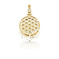 14K Drip Diamond Picture Pendant With 1.40 Carats Of Diamonds