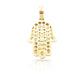 14K Diamond Hamsa With 5.10 Carats Of Diamonds