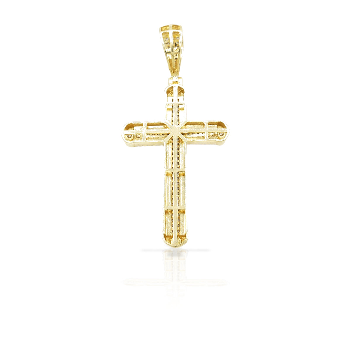 14K Diamond Cross With 0.78 Carats Of Diamonds