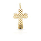 2.0 14K Diamond Cross With 1.95 Carats Of Diamonds