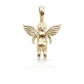 14K Diamond Baby Angel With 1.38 Carats Of Diamonds