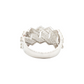 14K White Gold Cuban Link Natural Diamond Ring for Men – 2.53 CTW