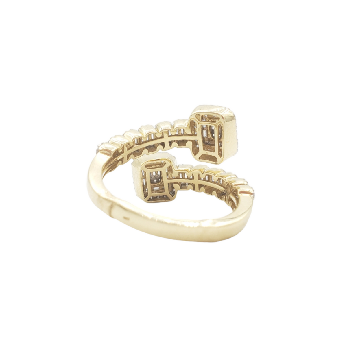 14K Gold Baguette Natural Diamond Band Ring for Men – 1.18 CTW