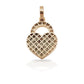10K Gold Diamond Heart Pendant