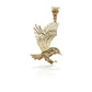 14K Diamond Eagle With 1.75 Carats Of Diamonds