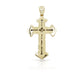 14K Arrow Diamond Cross With 0.71 Carats Of Diamonds