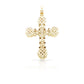 14K Diamond Cross With 2.07 Carats Of Diamonds