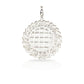 14K Cuban Diamond Picture Pendant With 3.85 Carats Of Diamonds