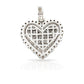 14K Baguette Diamond Heart With 2.63 Carats Of Diamonds