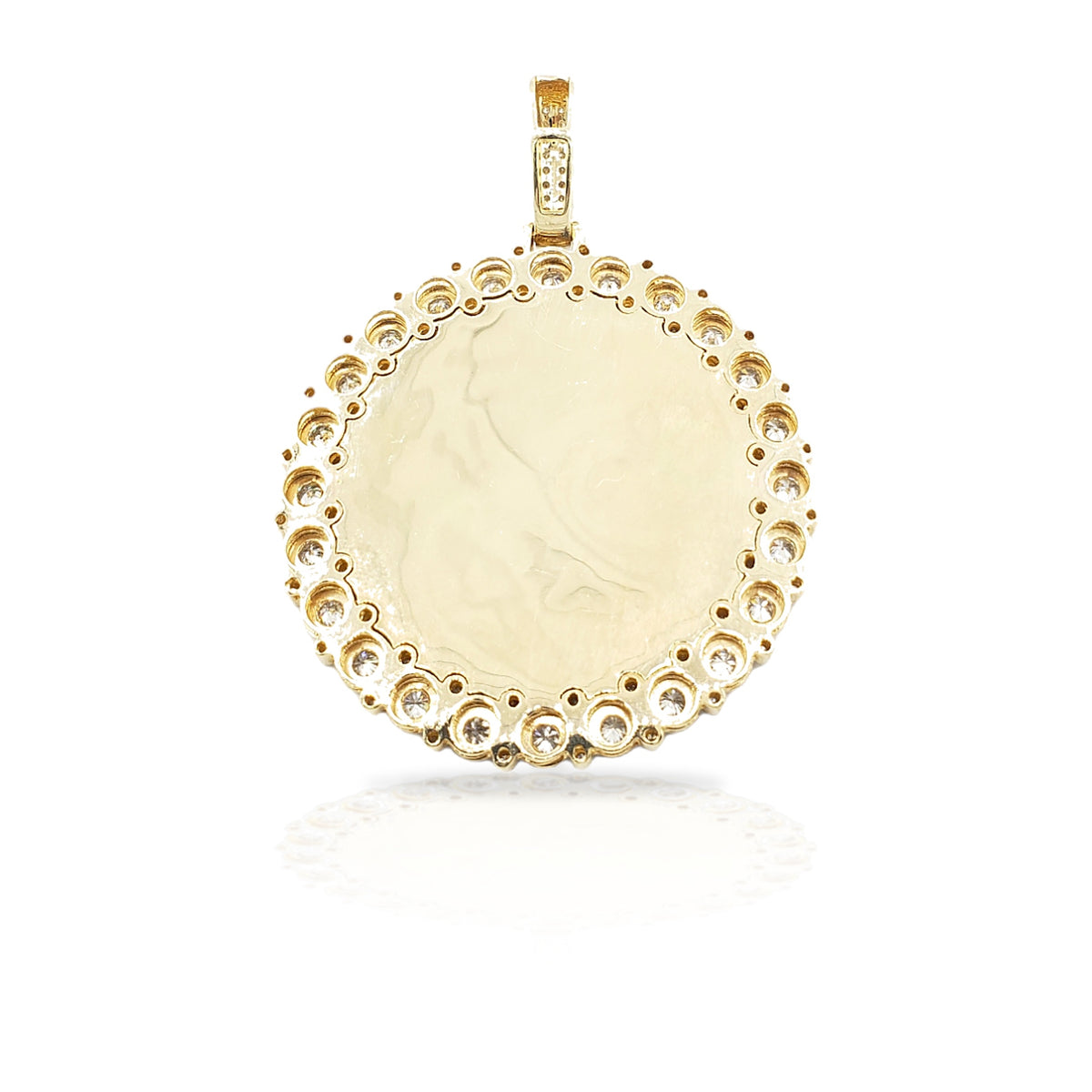 14K Diamond Picture Pendant With 1.12 Carats Of Diamonds