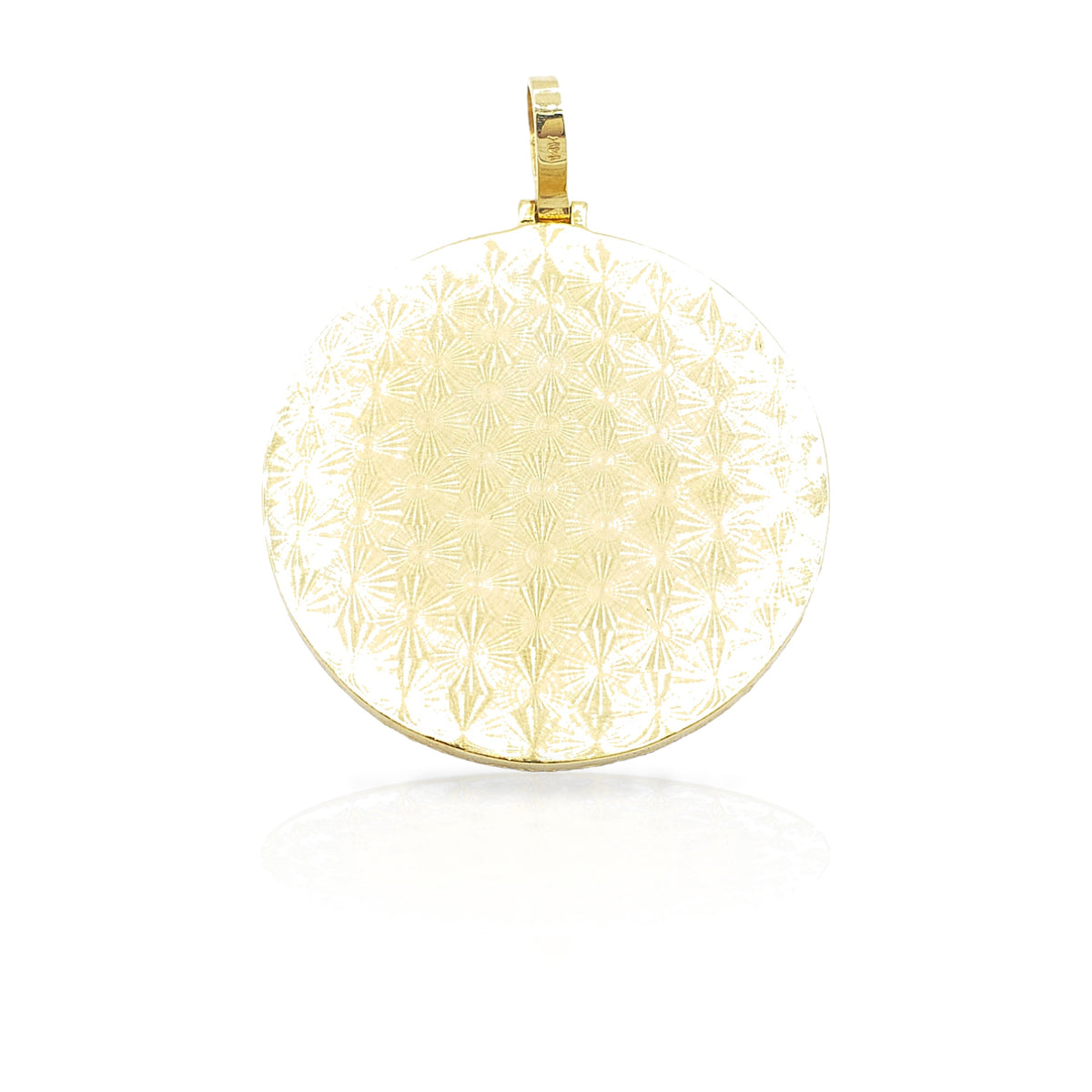 14K Diamond Picture Pendant With 2.40 Carats Of Diamonds
