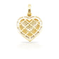 14K Baguette Diamond Heart With 2.87 Carats Of Diamonds