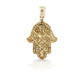 14K Diamond Hamsa With 1.20 Carats Of Diamonds