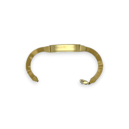 Custom Name Bismarck bracelet - 10K Yellow Gold