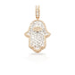 14K Eye Baguette Diamond Hamsa With 2.34 Carats Of Diamonds