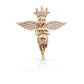 14K Diamond Baby Angel With 2.30 Carats Of Diamonds