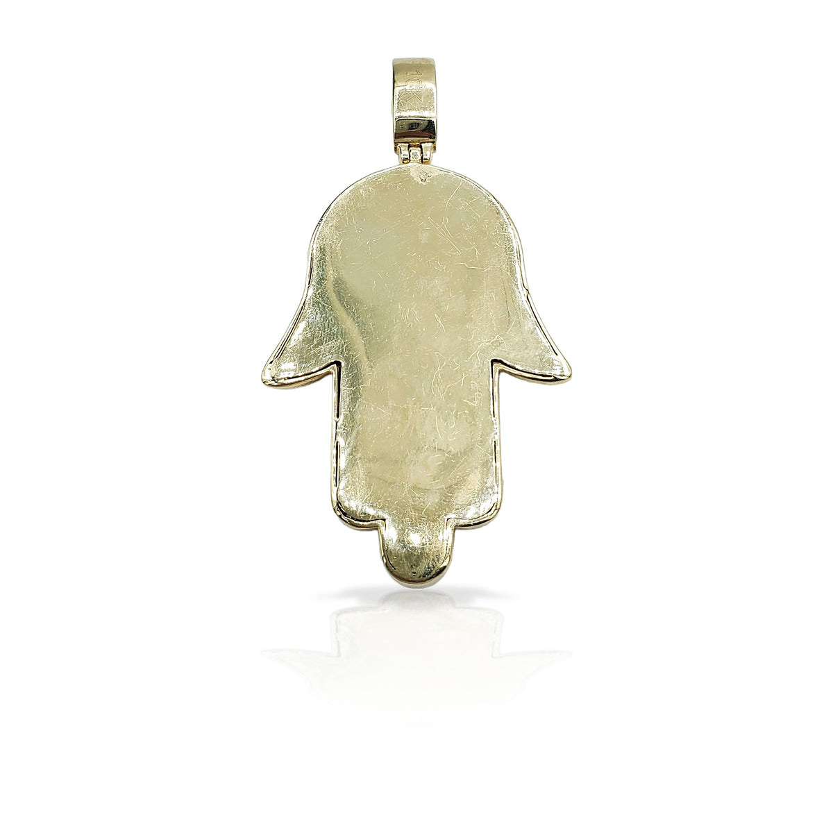 14K Diamond Hamsa With 8.95 Carats Of Diamonds