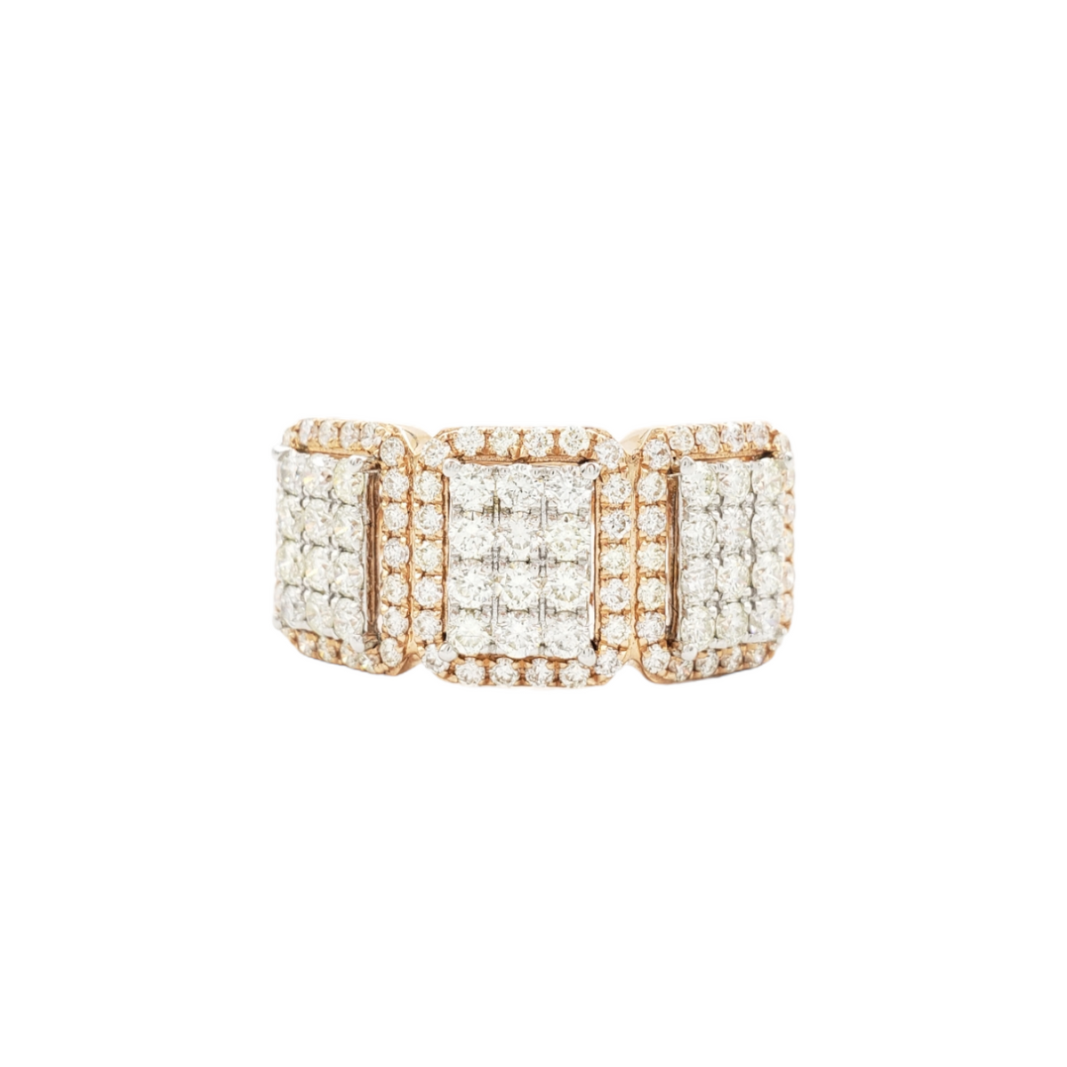 14K Gold Natural Diamond Ring for Men – 2.02 CTW