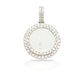 14K 3 Row Diamond Picture Pendant With 2.75 Carats Of Diamonds