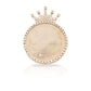 14K Crown Diamond Picture Pendant With 1.45 Carats Of Diamonds