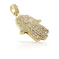 14K Diamond Hamsa With 4.76 Carats Of Diamonds