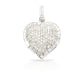 14K Baguette Diamond Heart With 2.87 Carats Of Diamonds