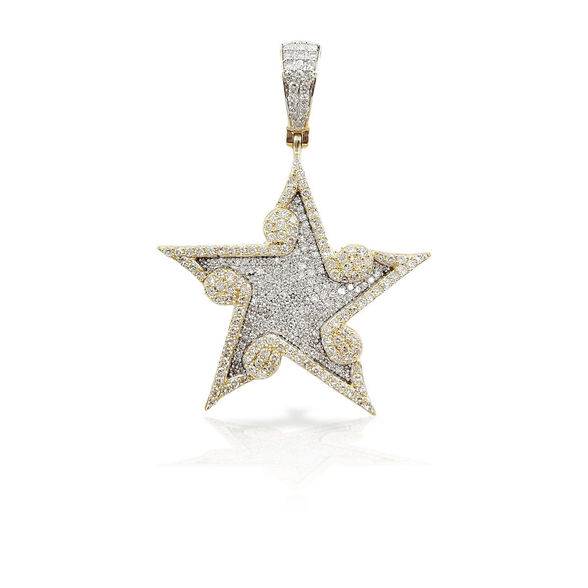 14K Diamond Star With 2.01 Carats Of Diamonds