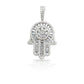 14K Baguette Diamond Hamsa With 3.05 Carats Of Diamonds