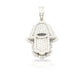 14K Eye Hole Diamond Hamsa With 2.48 Carats Of Diamonds
