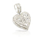 14K Baguette Diamond Heart With 1.77 Carats Of Diamonds