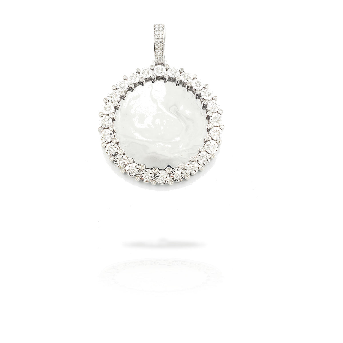 14K Diamond Picture Pendant With 1.12 Carats Of Diamonds