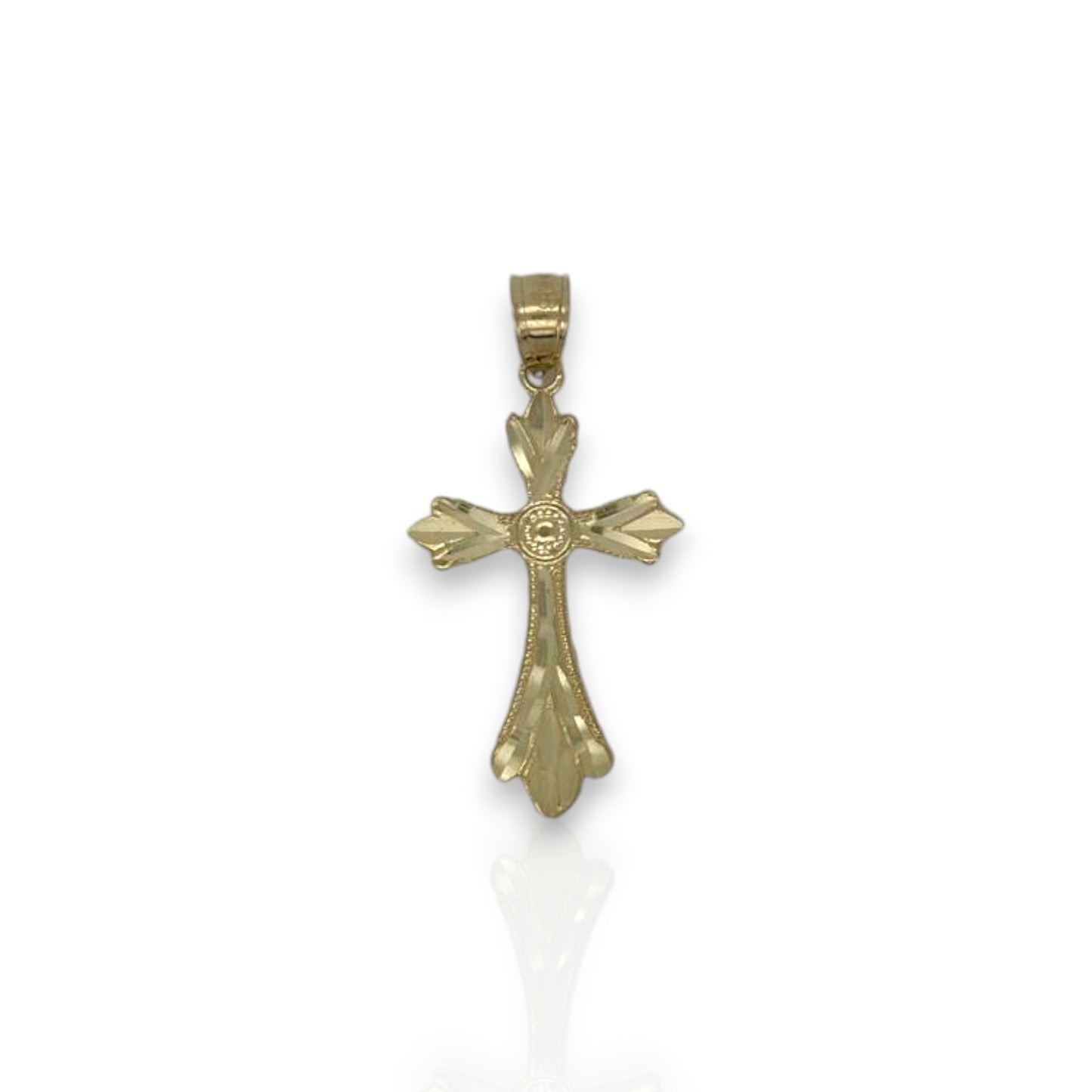 Cross Pendant - 10K Yellow Gold