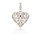 14K Diamond Broken Heart With 2.64 Carats Of Diamonds