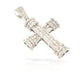 14K Baguette Diamond Cross With 2.69 Carats Of Diamonds