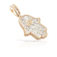 14K Eye Baguette Diamond Hamsa With 2.34 Carats Of Diamonds