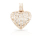 14K Baguette Diamond Heart With 1.92 Carats Of Diamonds