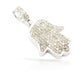 14K Diamond Hamsa With 1.03 Carats Of Diamonds