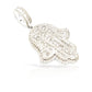 14K Baguette Diamond Hamsa With 4.57 Carats Of Diamonds