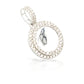 14K 3 Row Diamond Picture Pendant With 2.75 Carats Of Diamonds