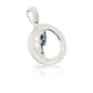 14K Three Row Diamond Picture Pendant With 2.75 Carats Of Diamonds