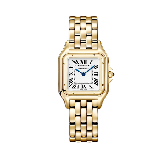 Cartier Panthère de Cartier WGPN0058 - Medium model Yellow gold, Silvered Dial, Yellow gold bracelet