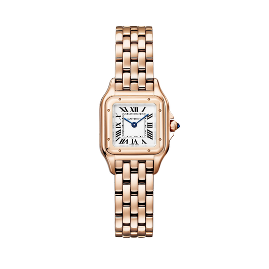 Cartier Panthère de Cartier WGPN0060 - Small model Rose gold, Silvered Dial, Rose gold bracelet