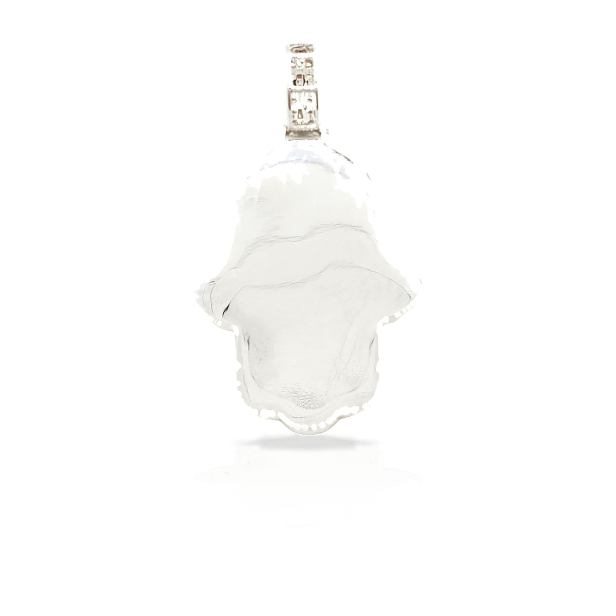14K 3D Diamond Hamsa With 4.49 Carats Of Diamonds