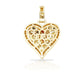 14K Diamond Broken Heart With 2.64 Carats Of Diamonds