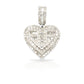 14K Baguette Diamond Heart With 1.77 Carats Of Diamonds