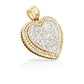 14K Baguette Diamond Heart With 4.23 Carats Of Diamonds