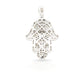 14K Eye Hole Diamond Hamsa With 2.48 Carats Of Diamonds