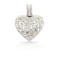 14K Baguette Diamond Heart With 1.92 Carats Of Diamonds